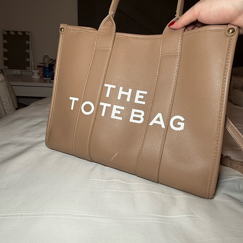 Tan Tote Bag
